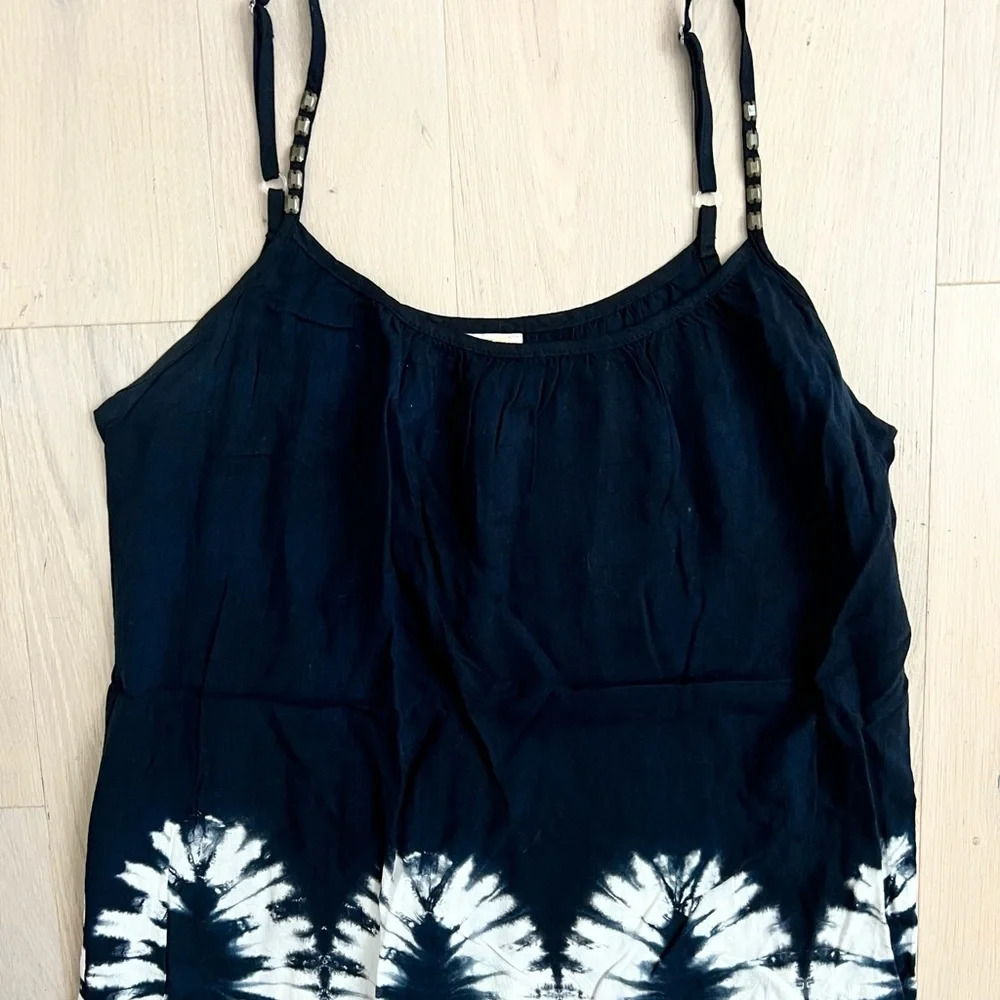 Black/White Patterned Tank